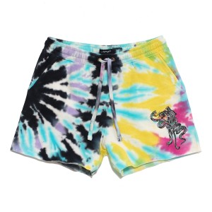 Multicolor Ed Hardy Panther Snake Fleece Short | YPMOAGB-94