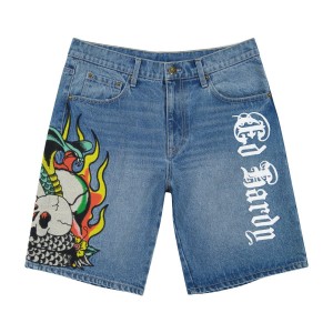 Wash Ed Hardy Fire Cobra Skater Short | WMVZRQP-97