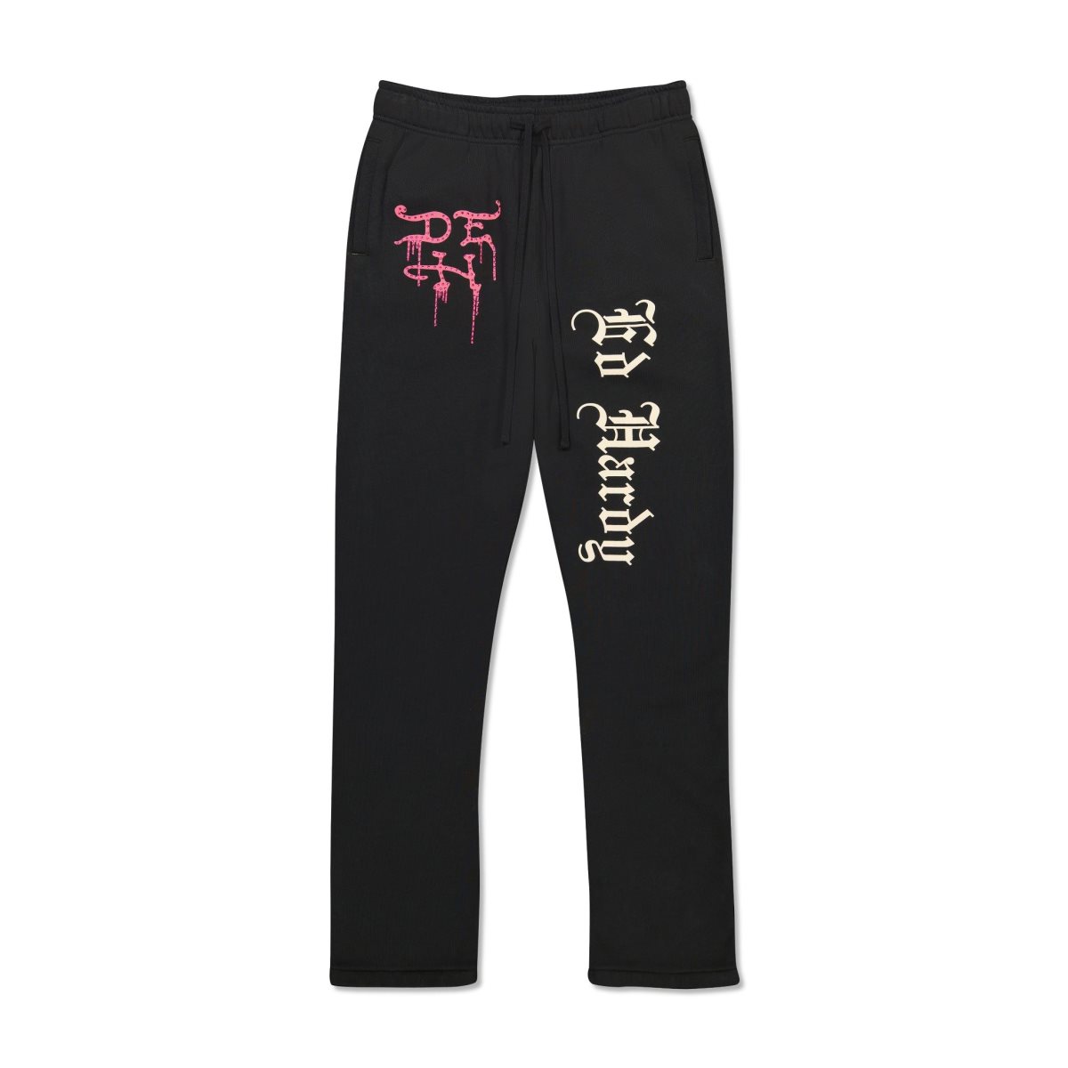 Black Ed Hardy Destroy Skele Sweatpant | ZHKYNVB-48