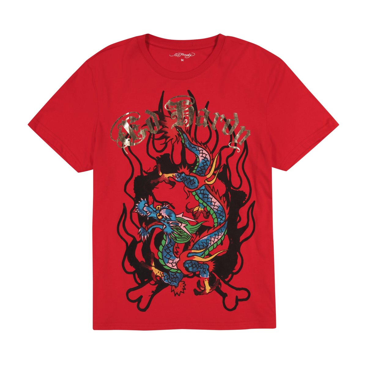 Black Ed Hardy Dragon Tee | BMJSOIL-06