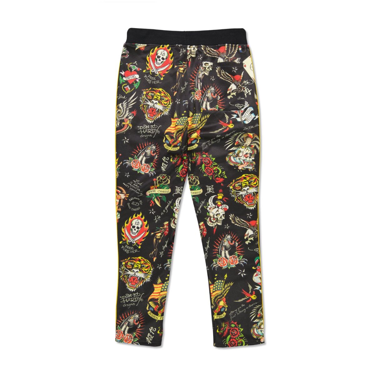 Black Ed Hardy Flashboard Trackpant | JSTNGYZ-34