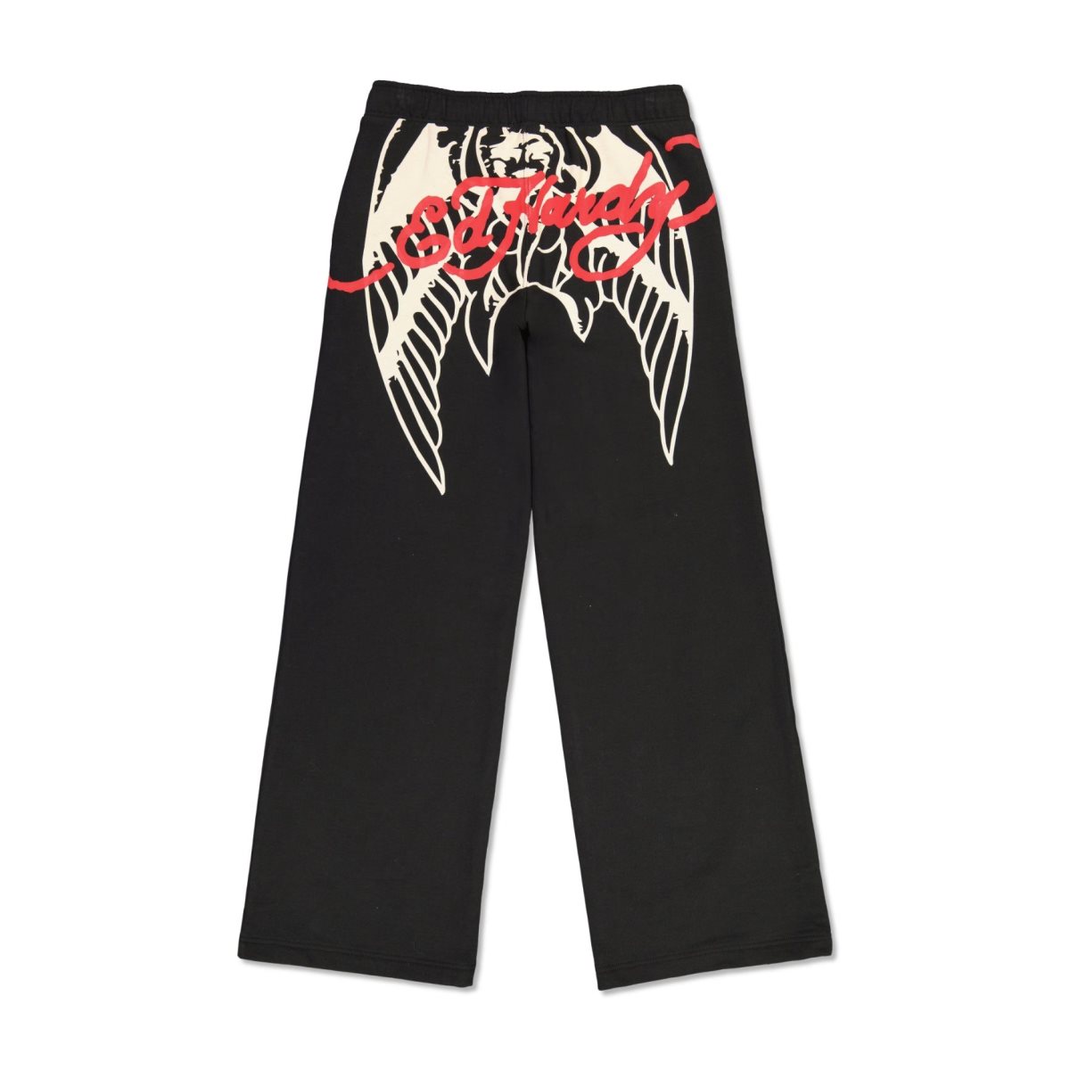 Black Ed Hardy Sacred Heart Fleece Sweatpant | GSKXURI-24