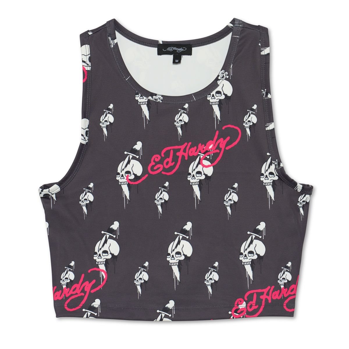 Black Ed Hardy Skull Sport Tank | PXSKWOE-17