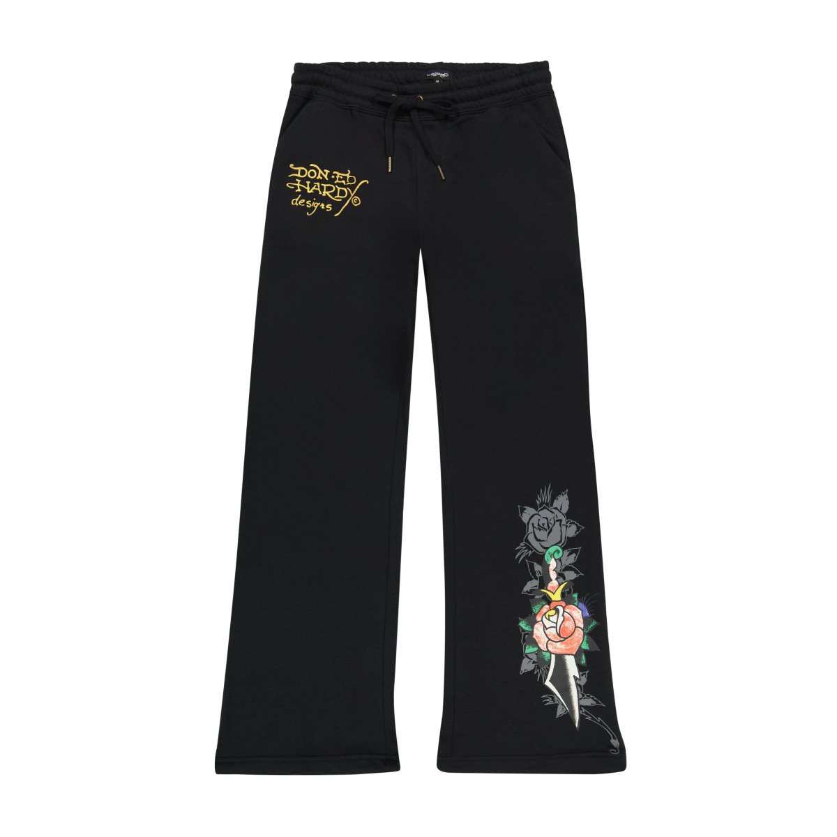 Black Ed Hardy Swallow Sweatpants | VCKBWNX-42