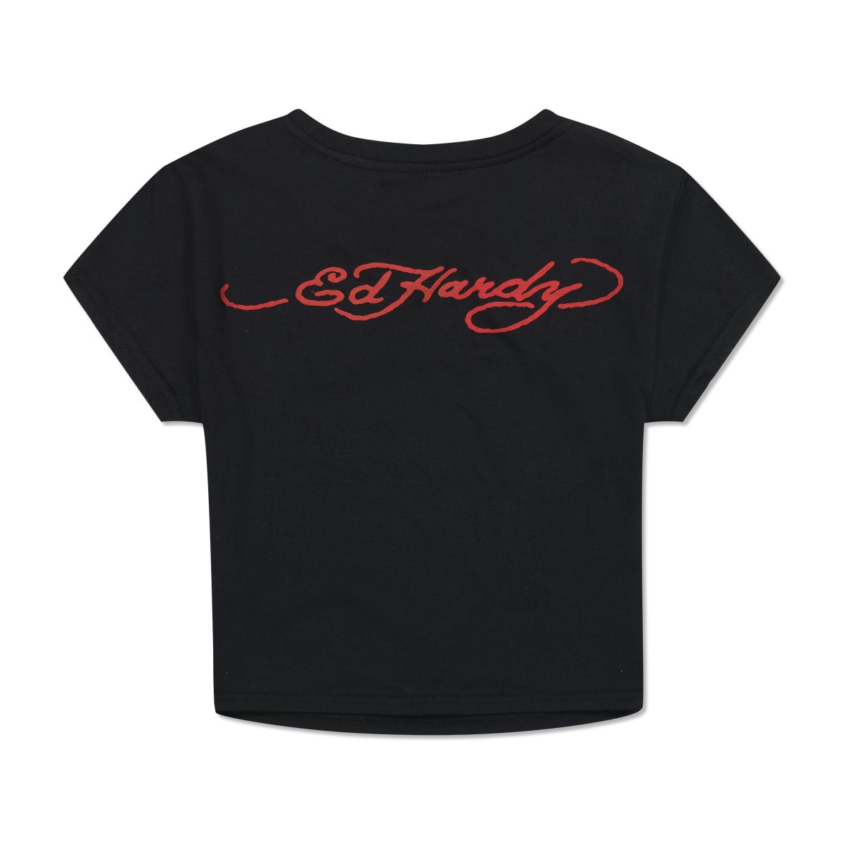 Black Ed Hardy Tiger Head Baby Tee | WTLRJAN-18