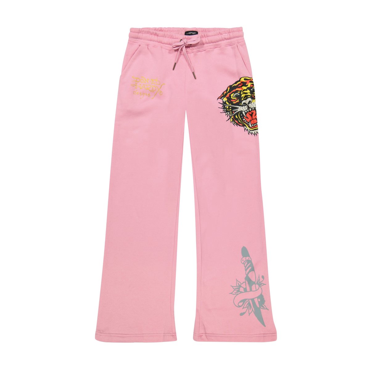 Bubblegum Ed Hardy Tiger Dagger Sweatpants | PNYXTZB-53