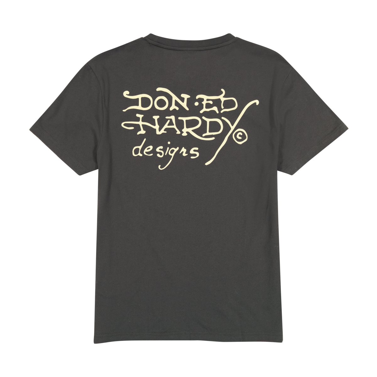 Grey Ed Hardy Dagger Snake Tee | ZGPSXTV-90