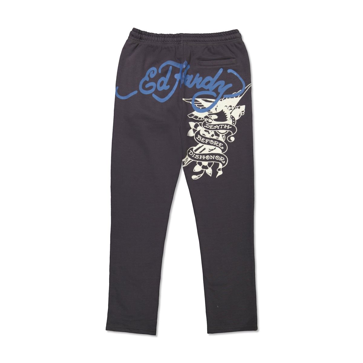 Grey Ed Hardy Eagle Skull Sweatpant | TURBZHN-91