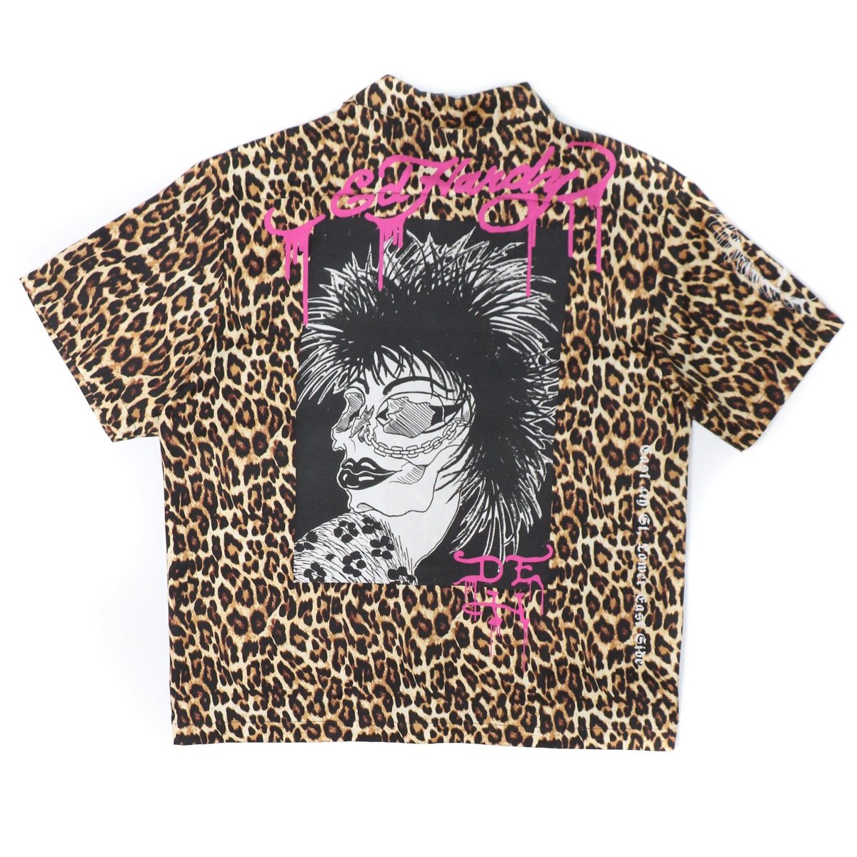 Leopard Ed Hardy Punk Leopard Boxy Camp Shirt | IVNJPAU-62