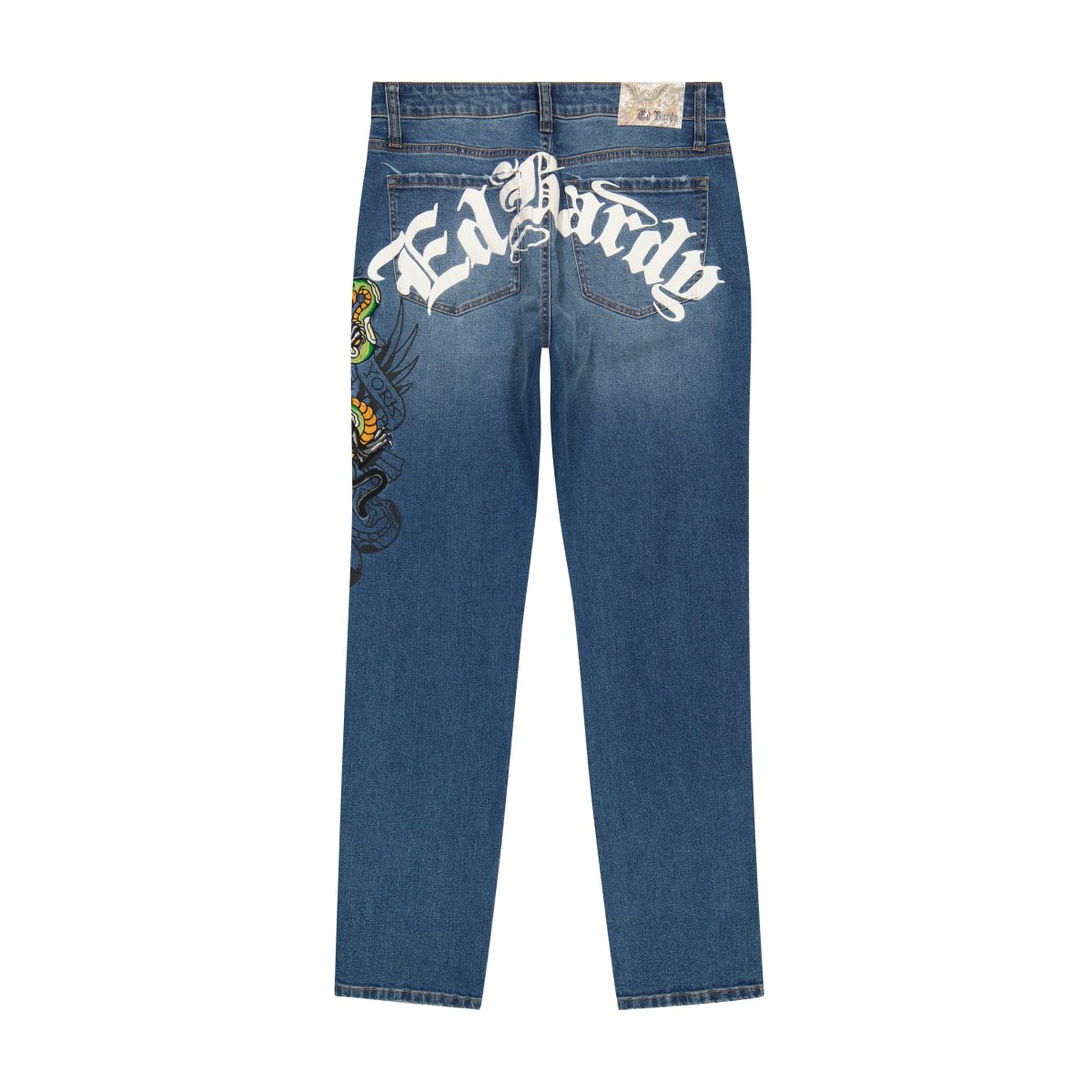 Medium Tint Ed Hardy Panther Snake Slim Taper Jean | MBGUICV-36