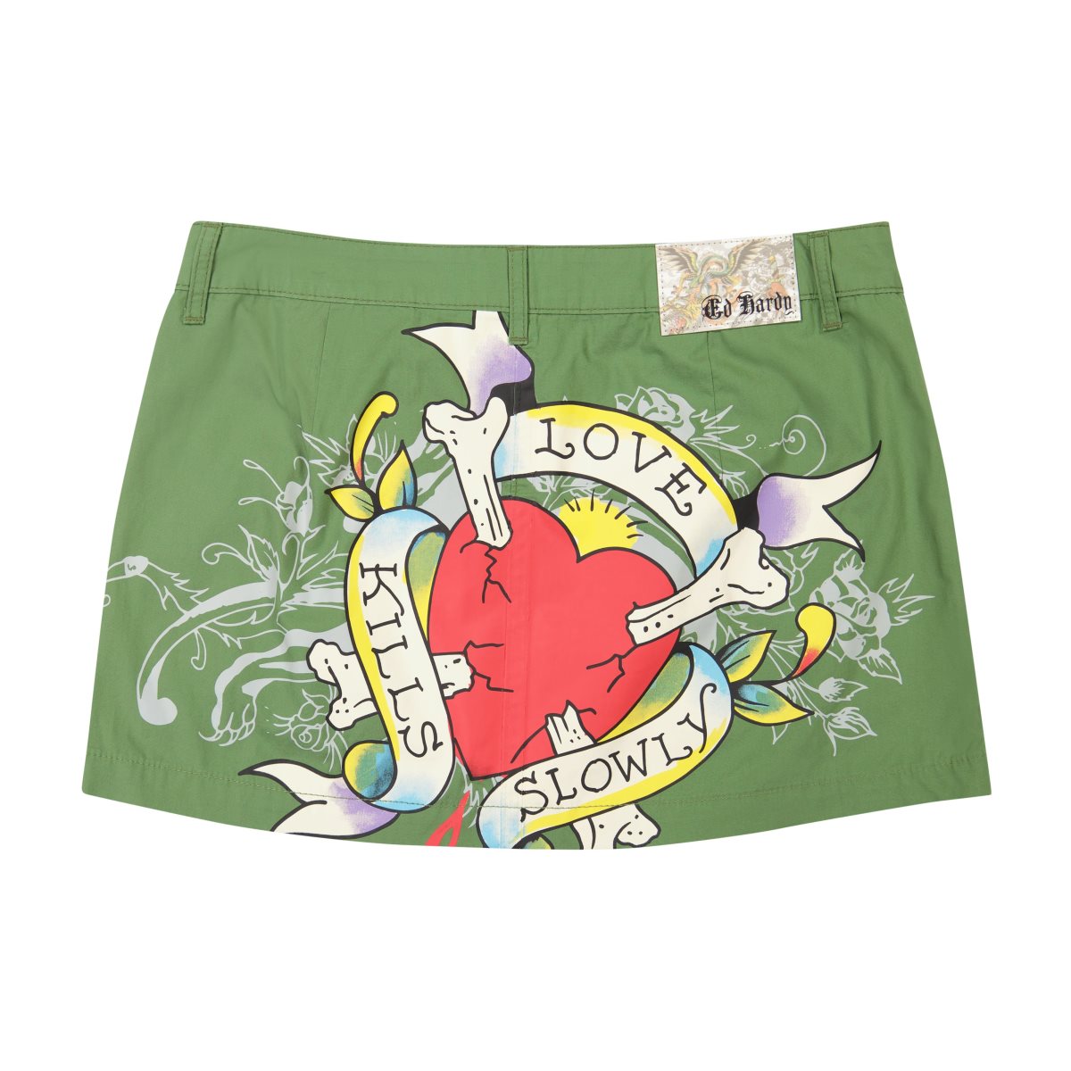 Olive Ed Hardy LKS Heart Skirt | HSEDIOM-15