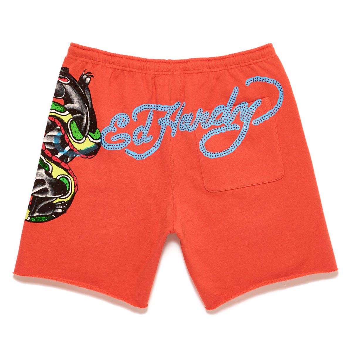 Orange Ed Hardy Panther Short | JOUKDSH-19