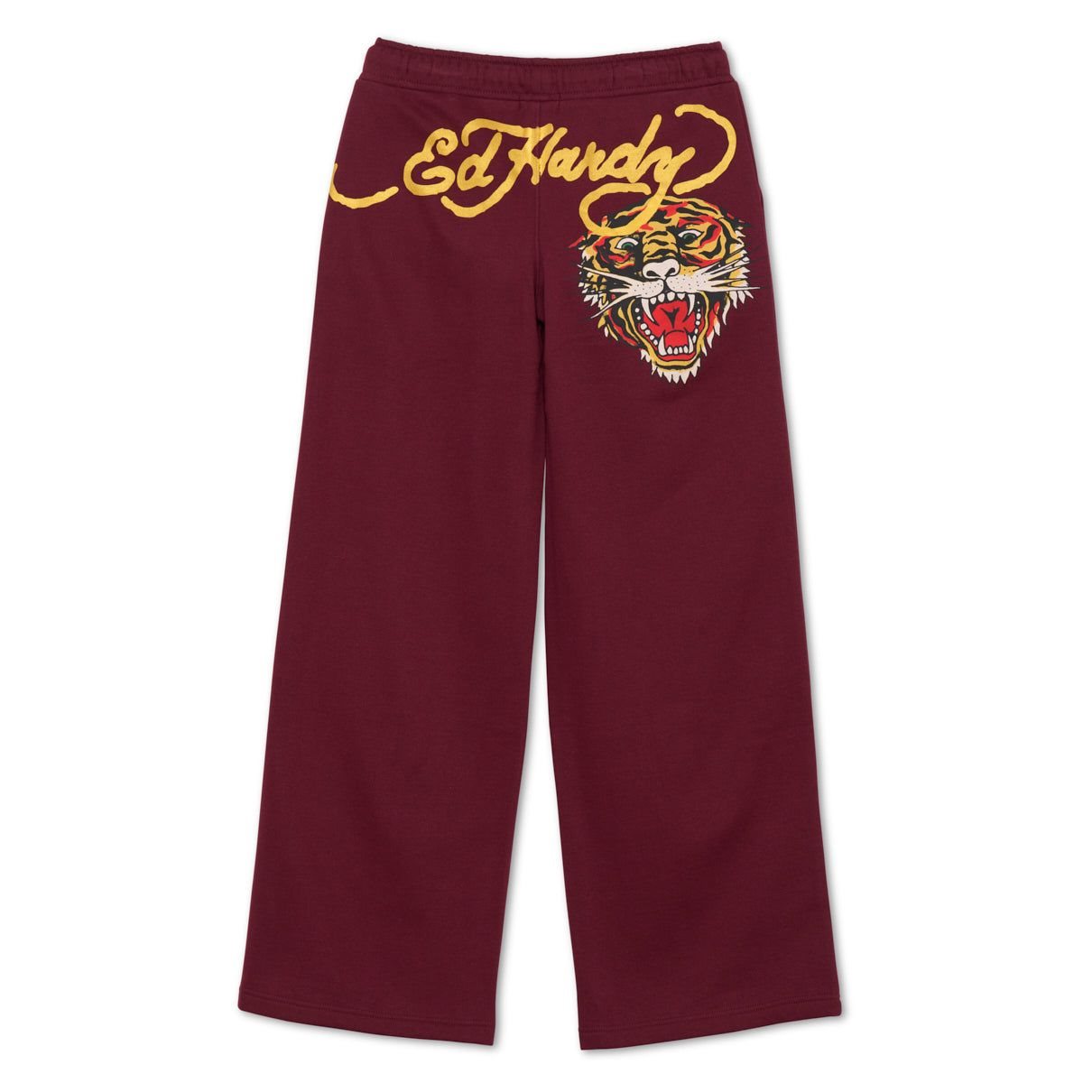 Sangria Ed Hardy Retro Tiger Flare Sweatpants | ELNMUVA-48