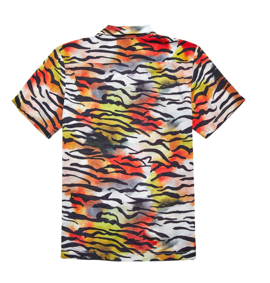 Tiger Print Ed Hardy Printed Camp Ss Shirt | BOLEAXQ-17