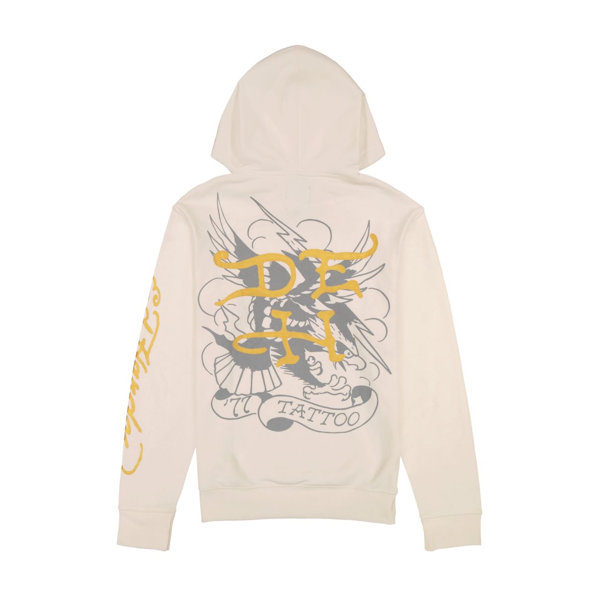 White Ed Hardy Pierced Eagle Mens Hoodie | ESGIFXA-20